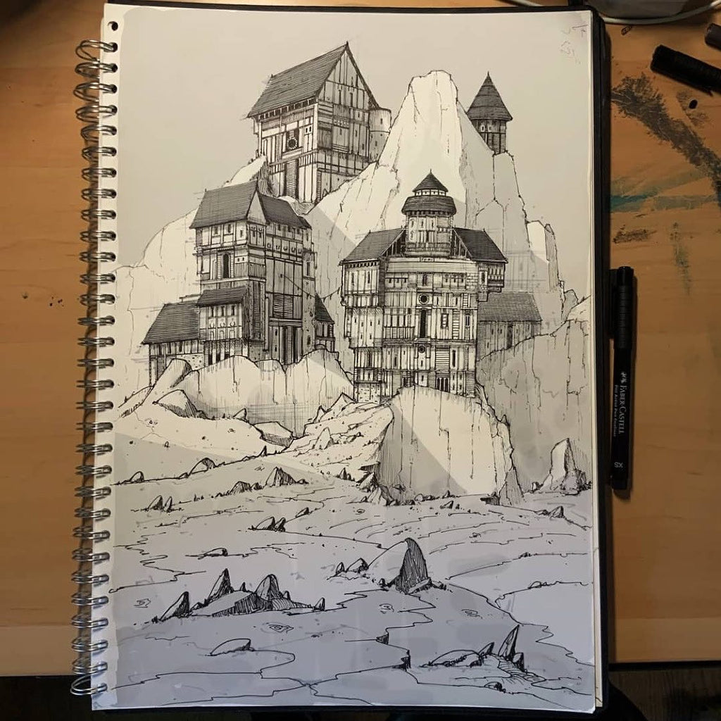 Imaginary Castle by Sy Gardner – Airship Notebooks