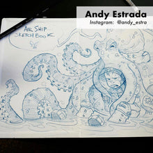 Andy Estrada sketchbook artwork