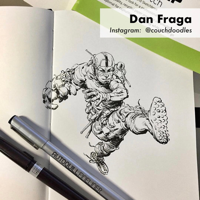 Dan Fraga Signed Sketch Book Big Thick One 0/75 2006